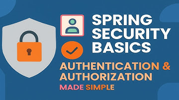 Spring Security Basics | Authentication & Authorization Made Simple 🔒