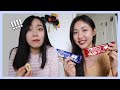 Koreana's First Time Trying Filipino Snacks (Dewberry, Magic creams)