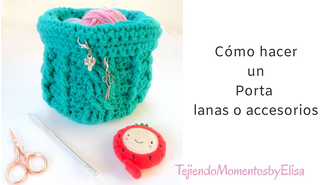 hacer un porta #crochet #cestasacrochet - YouTube