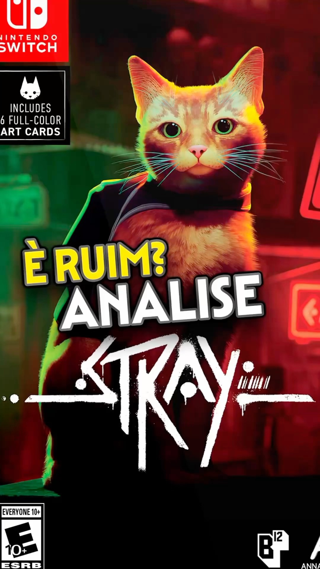 Stray do PlayStation ficou ruim no Nintendo Switch!? Análise