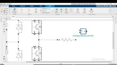 Three level neutral point clamped inverter using MATLAB Simulink. 3-L NPC inverter