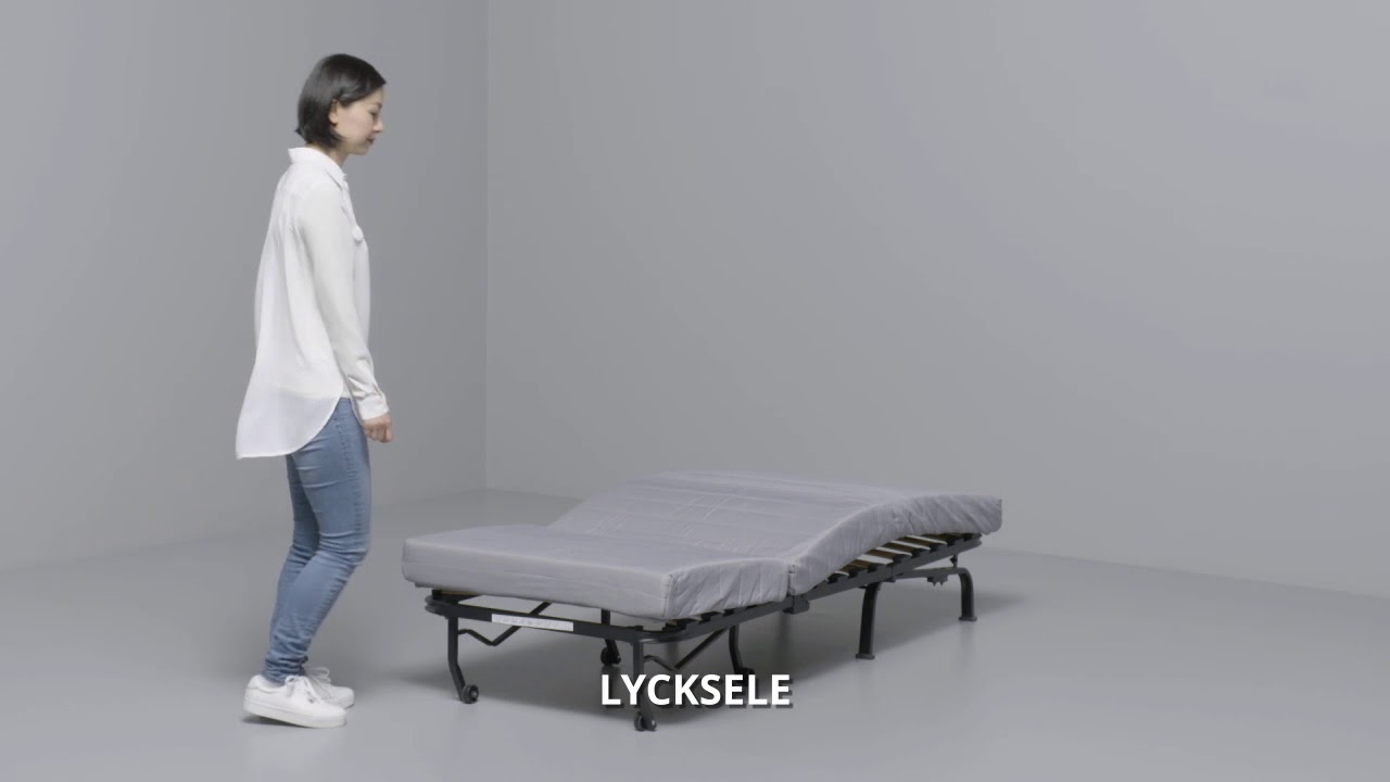 Cómo montar el sofá-cama LYCKELE en unos sencillos pasos - YouTube