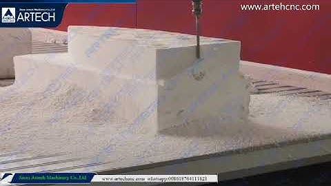 4axis rotate spindle large size cnc milling machine foam eps wood mold cnc router ARTECHCNC