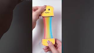 Unzipped Rainbow Toast Bread Nano Glue Handmade DIY#diy #manual #shorts #art #craft #chacha-DIY