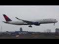 Delta Air Lines A350-900 (N501DN) Gloomy Arrival in Detroit