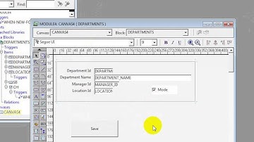 Oracle Forms 10g: How to enable disable buttons or item with check box?