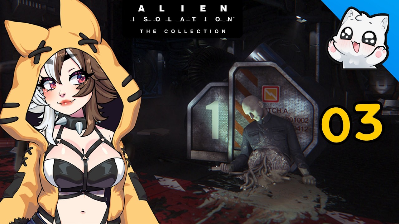 I have to stay quiet or I'll die... || LillyVinnily Plays Alien Isolation (PART 3)