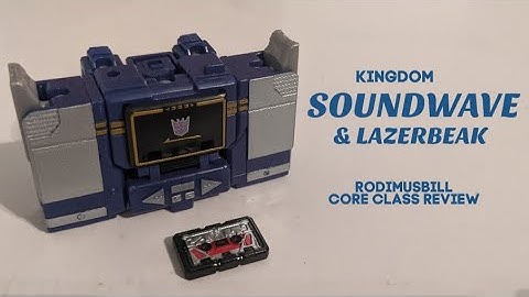 Kingdom Core Class SOUNDWAVE & LAZERBEAK Transformers WFC Figure - Rodimusbill Review