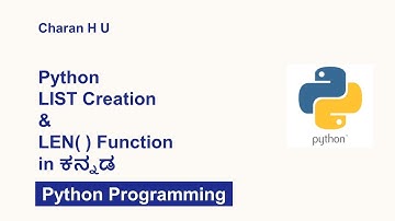List Data Structure in Python | Python in Kannada | Python Programming in Kannada 34