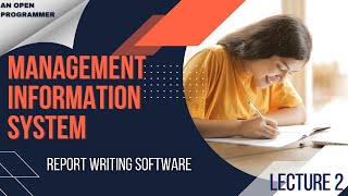 Report Writing Software | Types of reports | Management Information System | Lecture 2 | With Notes screenshot 5