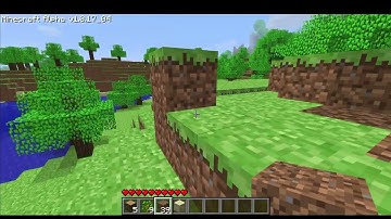 Minecraft Alpha v1.0 Progressive Long Play E1 (R1) - Building a Fort