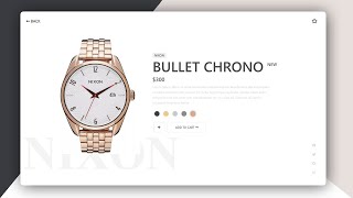 How To Make a Product Page Using Only html & css