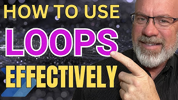 Power Automate Desktop: Learn about how to use Loops in a flow