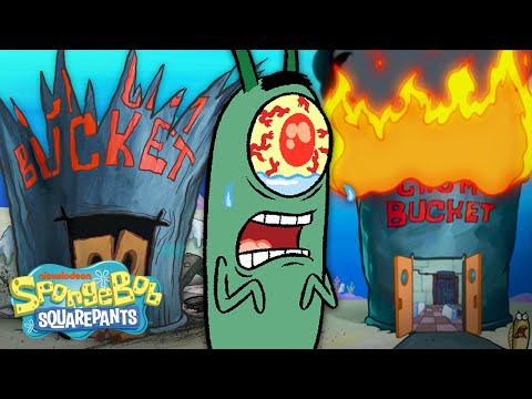 Chum-pocalypse! 💥 Every Time The Chum Bucket Was Destroyed | SpongeBob