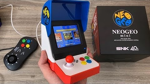 NEOGEO mini + NEOGEO mini PAD (Japanese edition) Unboxing | 4K | duonglv