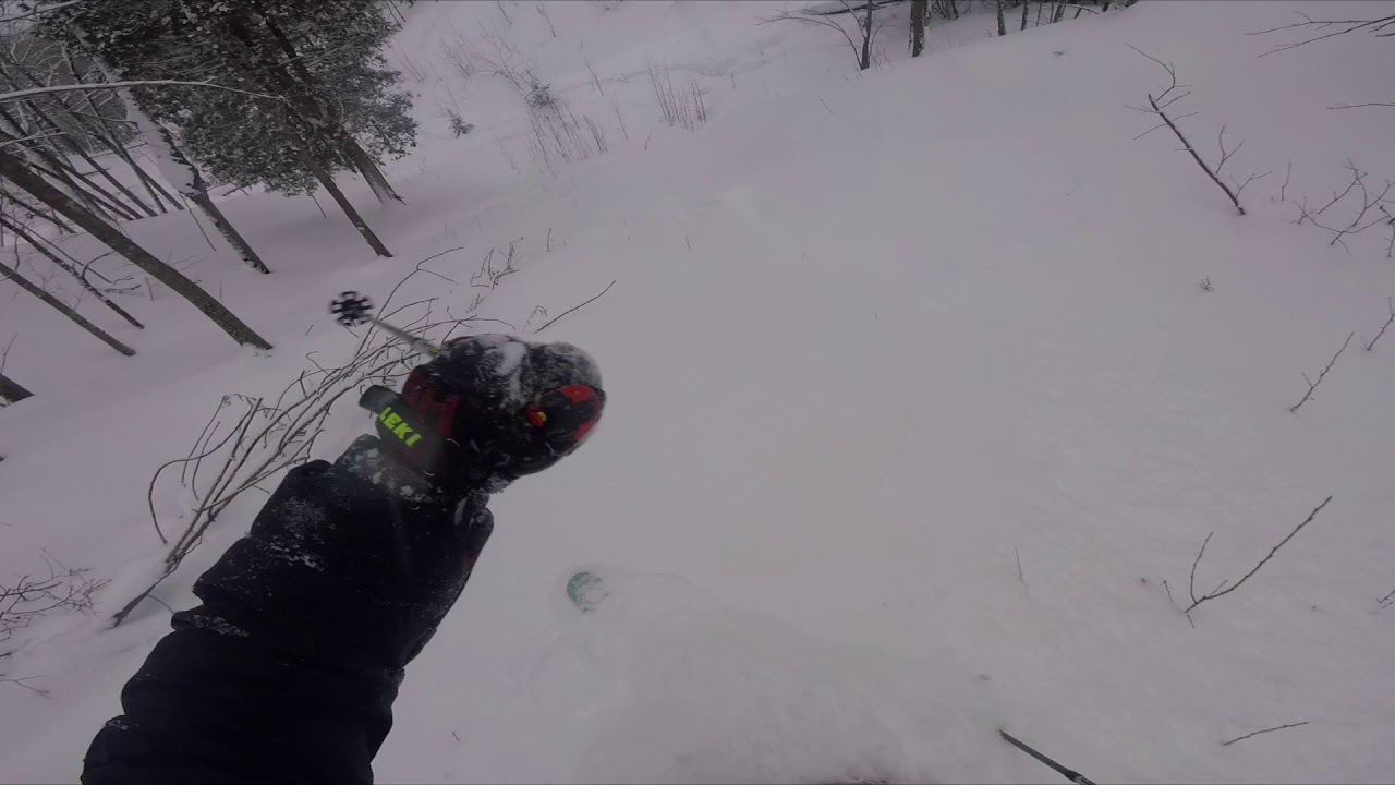 Secret stash Steep and Deep Backcountry Skiing in Duluth Minnesota