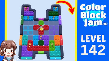 Color Block Jam Level 142 Solution Walkthrough