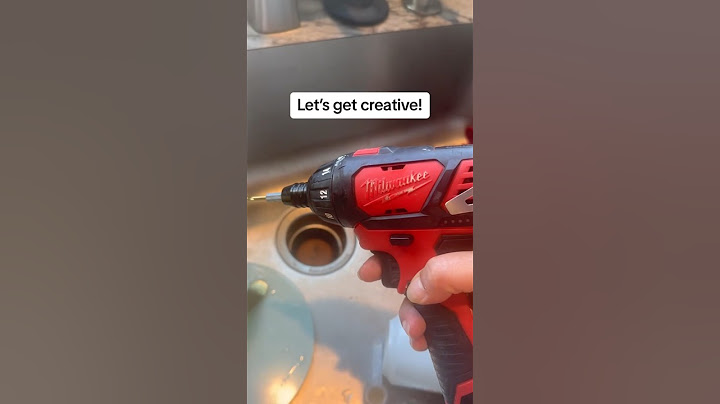 How to get something out of the disposal… #creativesolutions