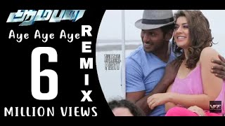 Aye Aye Aye REMIX -  Video Song | Aambala | Vishal,Hansika | Sundar C | Hiphop Tamizha