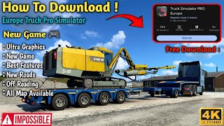 🚛How To Download Europe Truck Pro simulator Game In Mobile In Free Of Cost ! screenshot 3