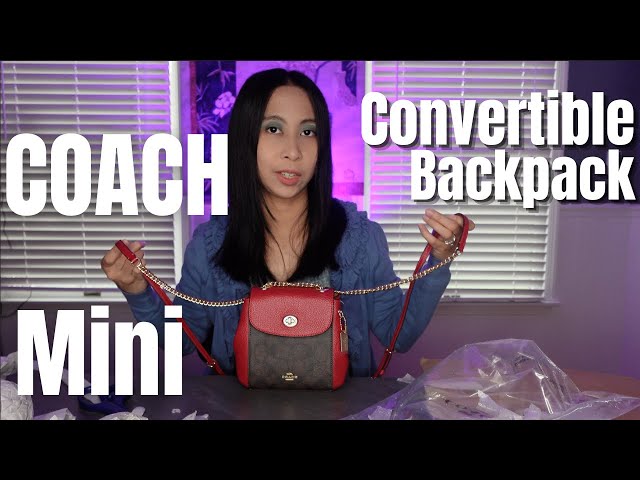 Coach Convertible Mini Backpack