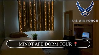 Moving to my first base| Minot AFB Dorm Tour Vlog