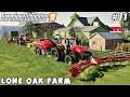 Making and baling hay | Lone Oak Farm | Farming simulator 19 | Timelapse #71