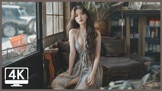 [4K] AI Fashion Lookbook - Elegance Unfolded: Discovering Fashion's Purest Form with Simple Gowns