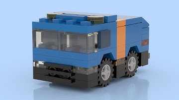 LEGO Microscale Garbage Truck 🚛🧱 Tiny Trash Titan Rolls Out ♻️💨 #lego