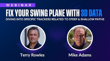 Swing Plane with 3D Data | Sportsbox 3D Golf | Webinar