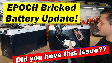 EPOCH V2 Bricked Battery Update: Progress!