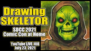 San Diego Comic Con at Home 2021: Art Livestream 108