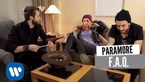 FAQ mit Paramore (Interview)