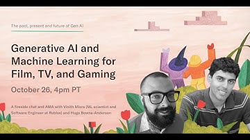 Fireside chat #14: Generative AI and Machine Learning for Film, TV, and Gaming