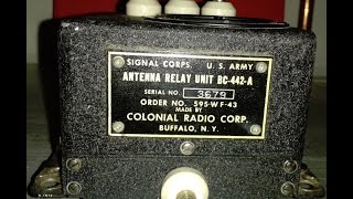 T-22/ARC-5 BC-459-A COMMAND-SET TRANSMITTER 