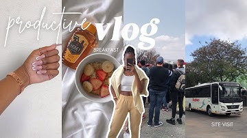 UNI DIARIES || chit chat grwm, lecture, field trip, going to our site & more || Wits University