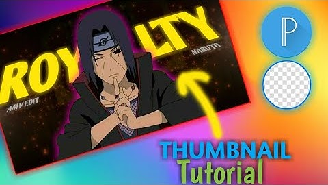 How to make Amv thumbnail on Android | Amv Tutorial | Easiest way Thumbnail like xenoz, neptun
