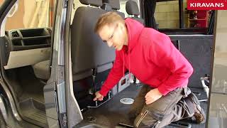 Kiravans  Operation & Maintenance of VW T5 T6 Double Seat Swivel