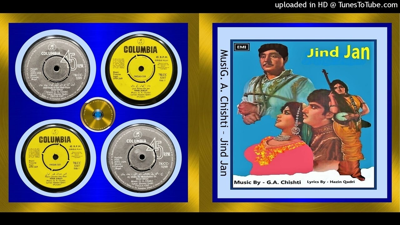 Download Ek-Tehni-De-Do-Phul-Inayat-Hussain-Bhatti - Music - G.A. Chishti - Jind Jan 1969 - Vinyl 320k Ost