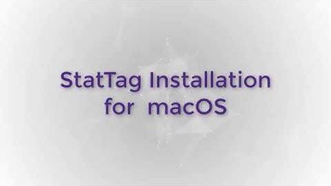 StatTag Installation for macOS