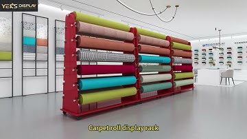 Carpet Wallpaper Roll Display Stand