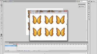 How To Create A Butterfly And Make It Fly  in FLASH cs6 TUTORIAL