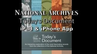 Archives mobile application, Today's Document