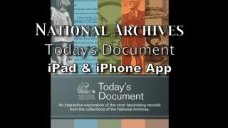 Archives mobile application, Today's Document screenshot 2