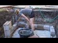How to build walls for a swimming pool - DIY with Nicole