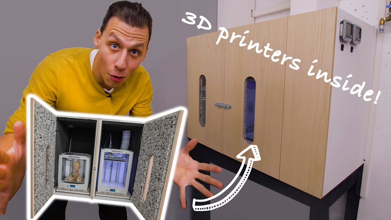 leje mesh Se internettet Making a cabinet for my 3D printers - YouTube