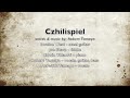 Czhilispiel by Robert Tamayo