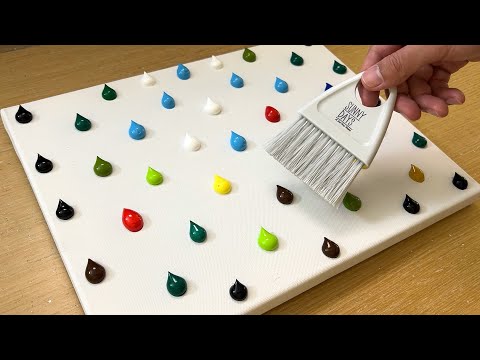 Mini Broom Painting / Easy Painting / Paint a Forest Path