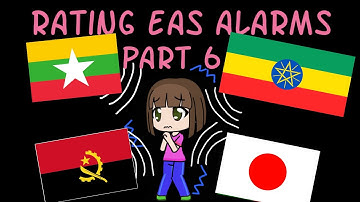 rating EAS alarms from different countries part 6!