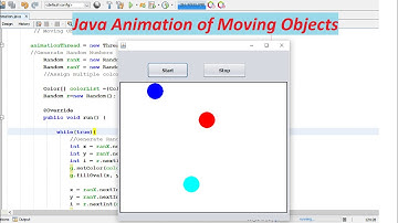 Java Animation Of Moving Objects | Netbeans